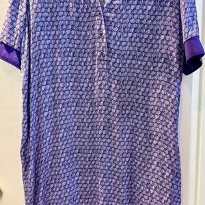 Purple Patterned dress by European brand Sandwich NWOT